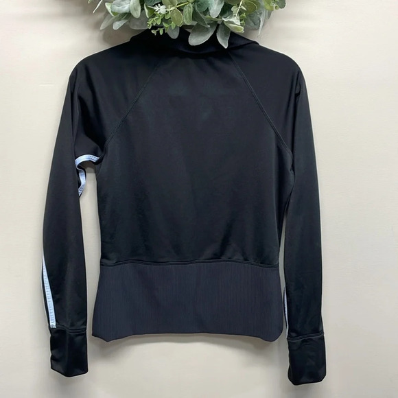 Adidas Full Zip Warm Up 3 Stripe Track Jacket AZF001 Black M - Picture 2 of 16